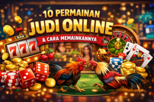 10 Permainan Judi Online Paling Populer dan Cara Memainkannya